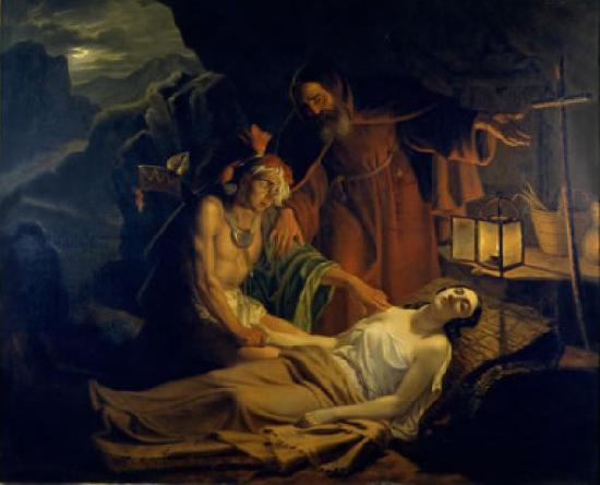 Cesare Mussini Atala oil painting image